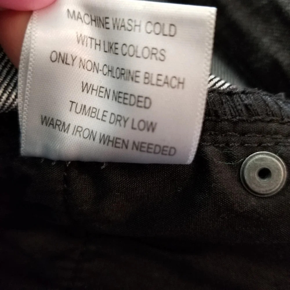 Modcloth Women's Karaoke High Rise Button Fly Skinny Jeans Size 4 Black Pockets - Picture 12 of 14